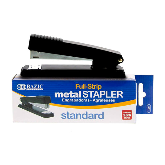 Bazic Metal Office Full Strip Stapler