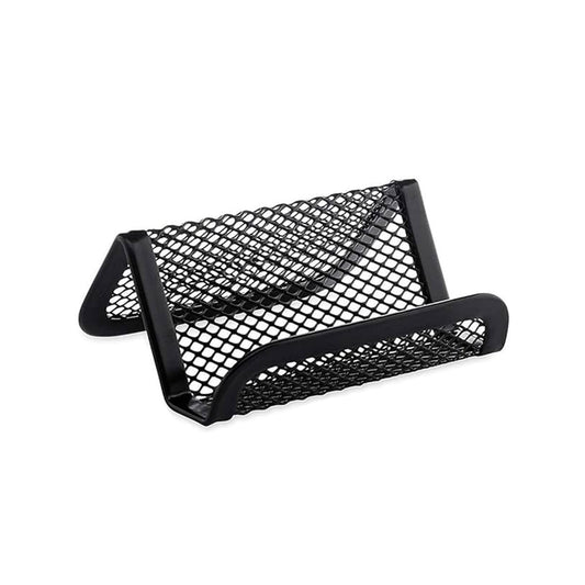 Business Card Holder In Metal Mesh Finish