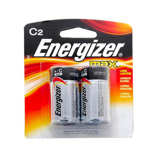 "C" Energizer Batteries - 2 Pack