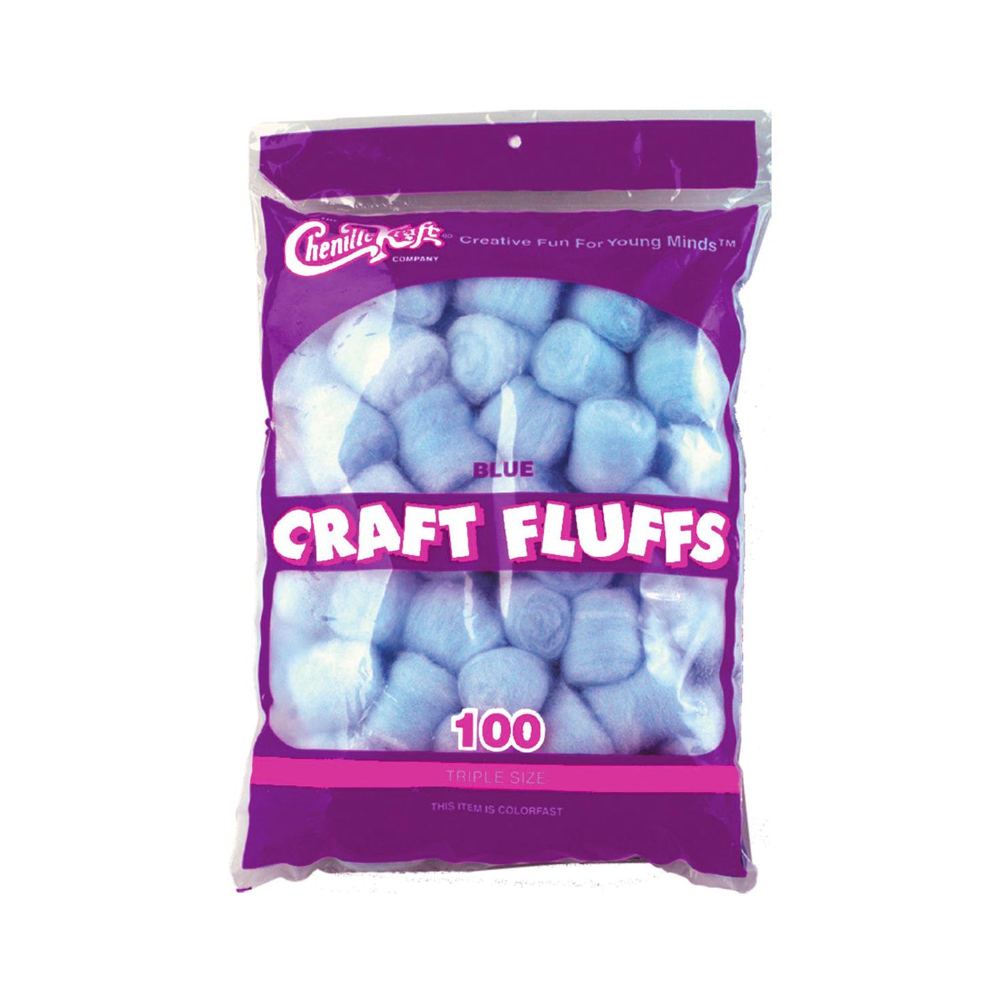 Cotton Fluff Balls, 100 Pack