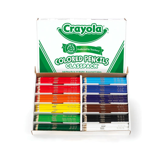 Crayola Pencil Crayons – Classpack of 240
