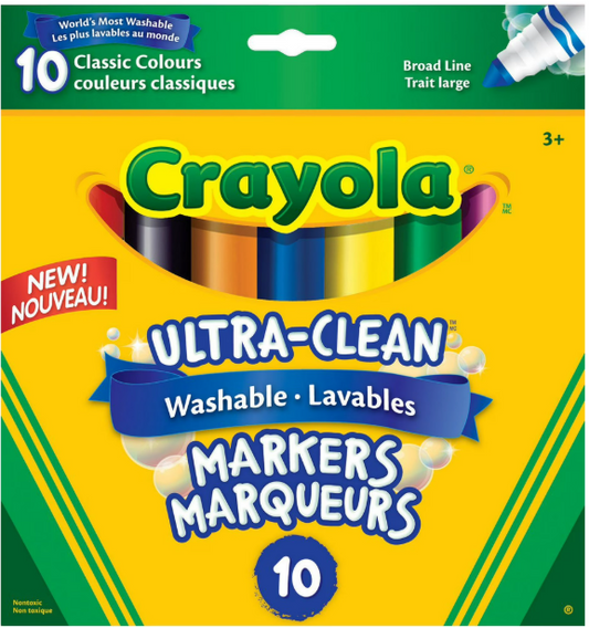 Crayola Broad Tip - Markers - 10 Assorted