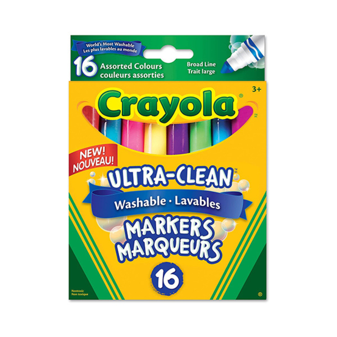 Crayola "Colossal" Original Broad Tip Markers - 16 Assorted