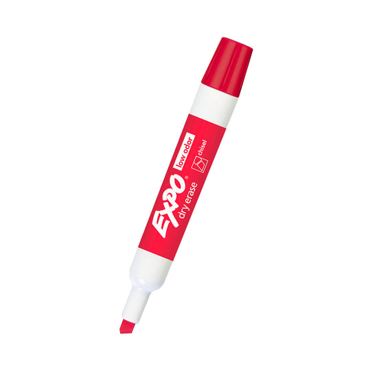 Expo 2 Dry Erase Markers, Chisel Tip - Red