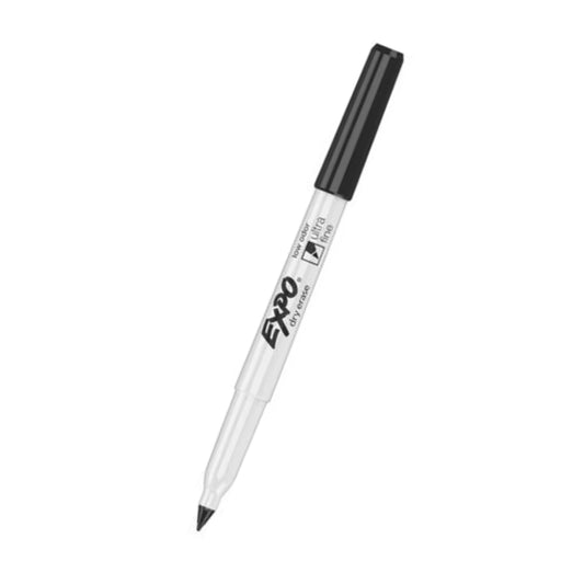 Expo Dry Erase Markers, Ultra Fine Tip - Black