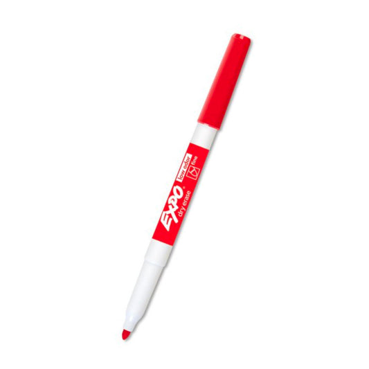 expo dry erase fine tip - Red