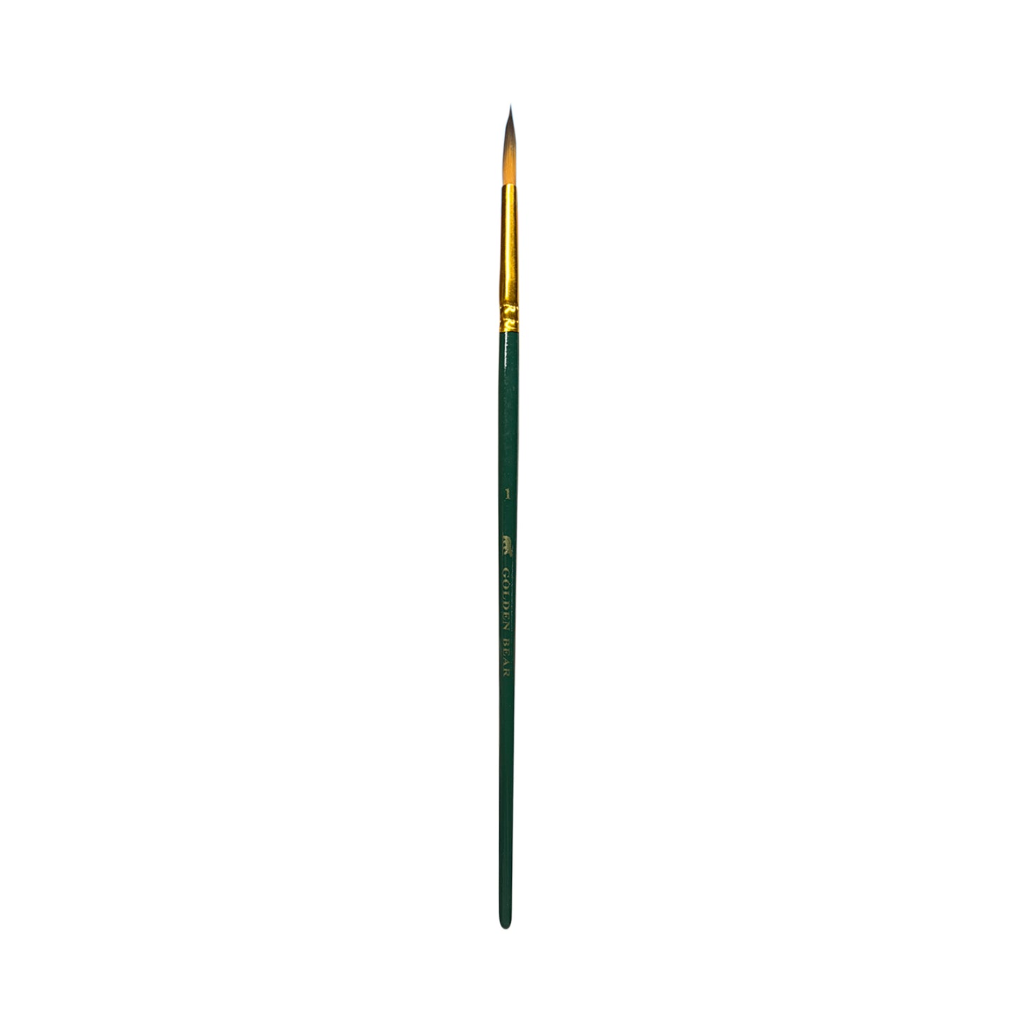 Round Golden Taklon Brushes - Golden Bear