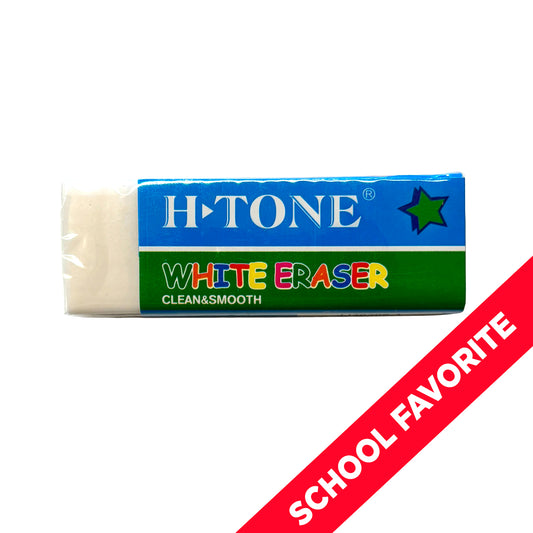 H-Tone White Pearl Eraser - Large