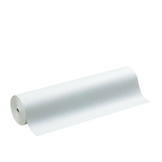 36" x 1000' White Bleached Kraft Roll - 50 lb