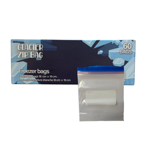 Zip Bags - Medium box of 60 bags