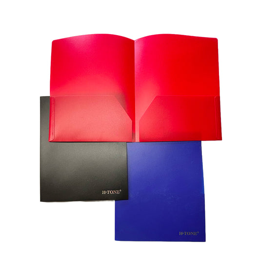 POLY Twin-Pocket Portfolios - Individual & Assorted Colours