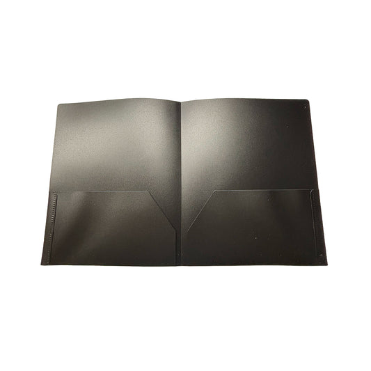 POLY Twin-Pocket Portfolios - Black