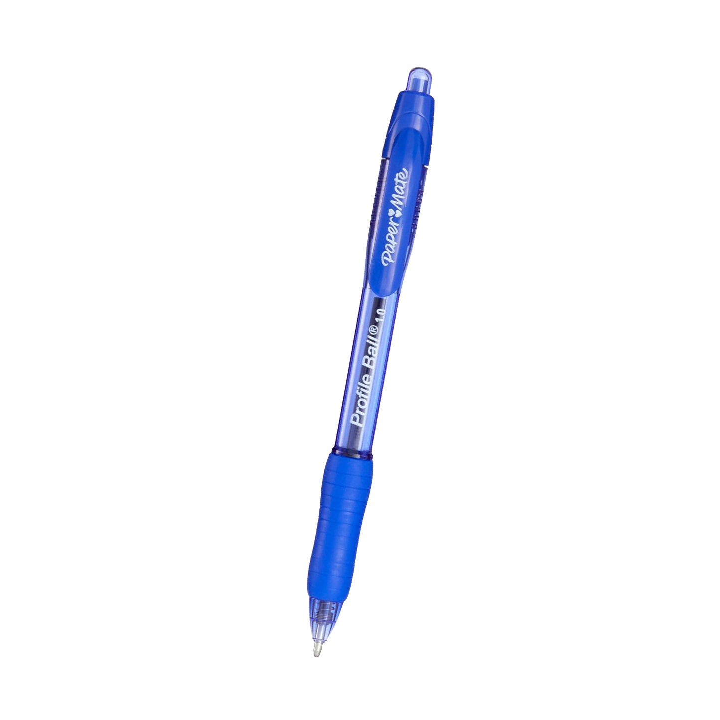 Paper Mate "Profile" Retractable Ballpoint Soft Grip, Medium - Blue