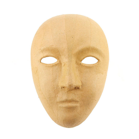 Papier Mache 8" High x 6" Wide Mask