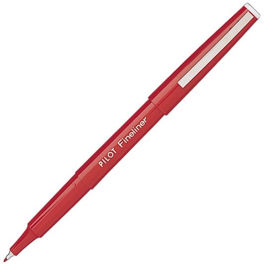 Pilot Fineliner Marker Pen - Red