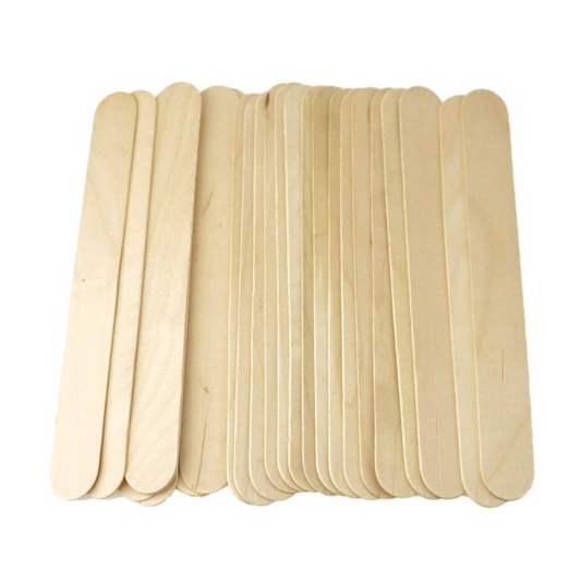 4 1/2" x 3/8" Natural Wood Craft Sticks – 1000 Pack