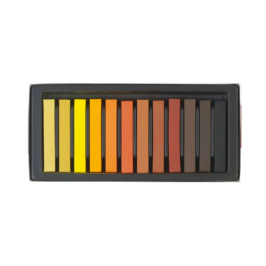 Reeves Square Chalk Pastels - Earth Tones