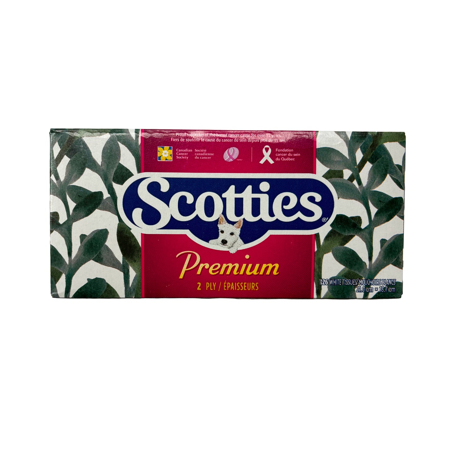 Scotties Facial Tissue, 2 Ply - Box of 126