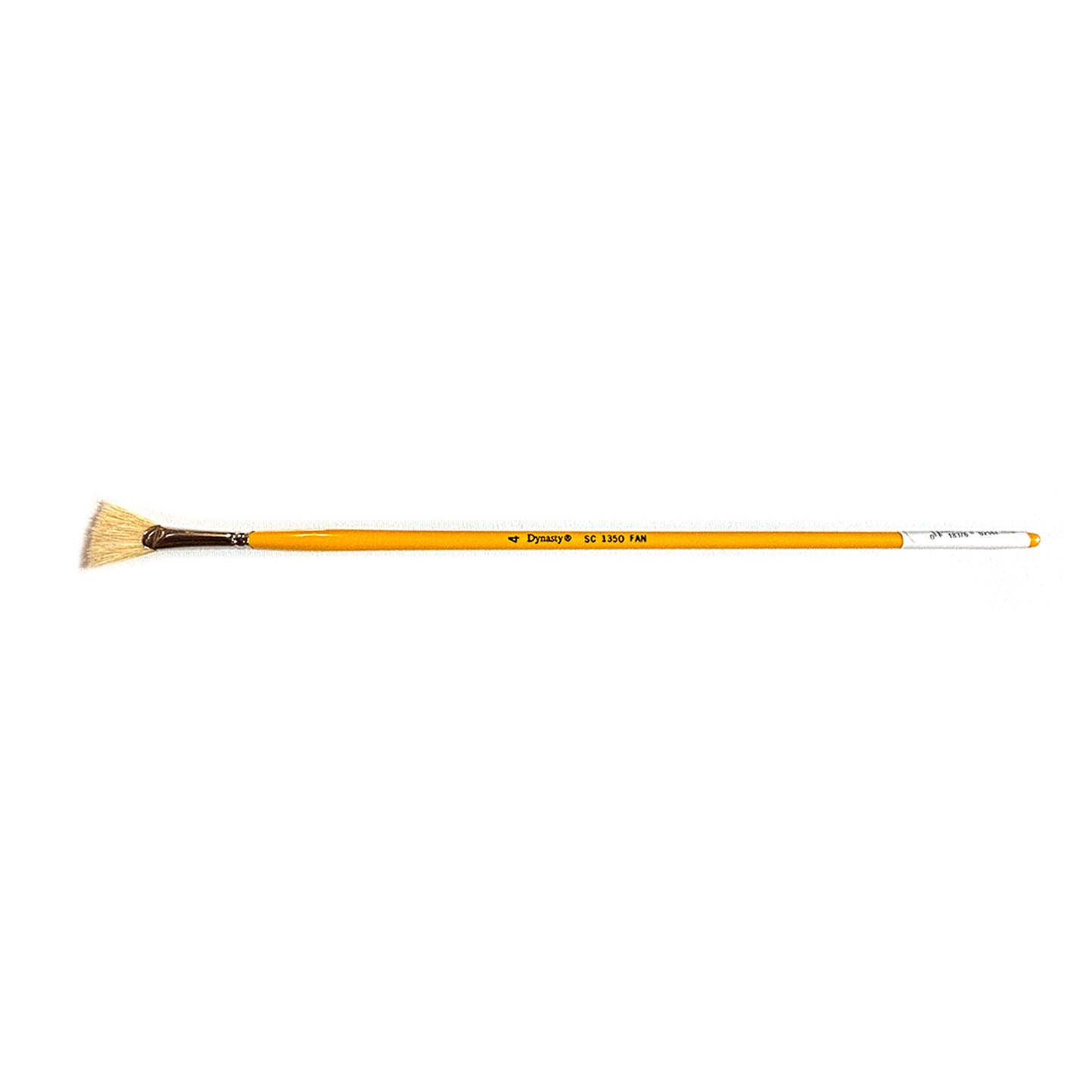 White Taklon Fan Brush - Series 833