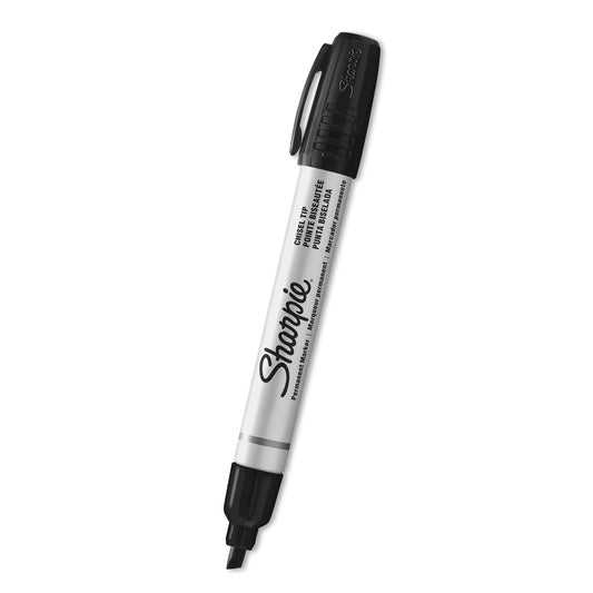 Sharpie "Liquid Tip" Industrial Permanent Marker, Chisel Tip - Black