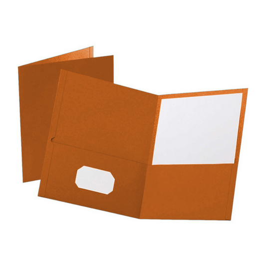 Twin-Pocket Portfolios - Orange