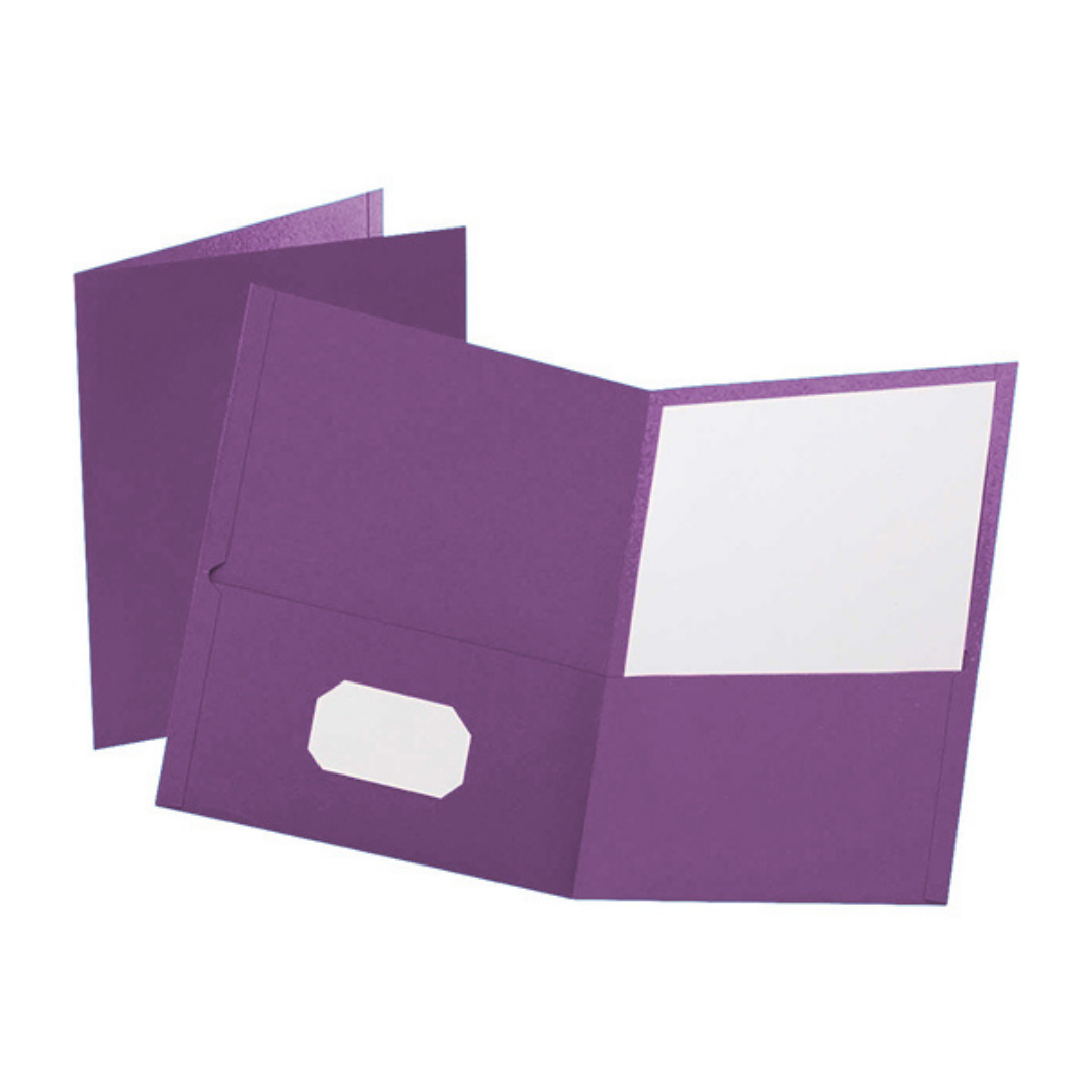 Twin-Pocket Portfolios - Purple