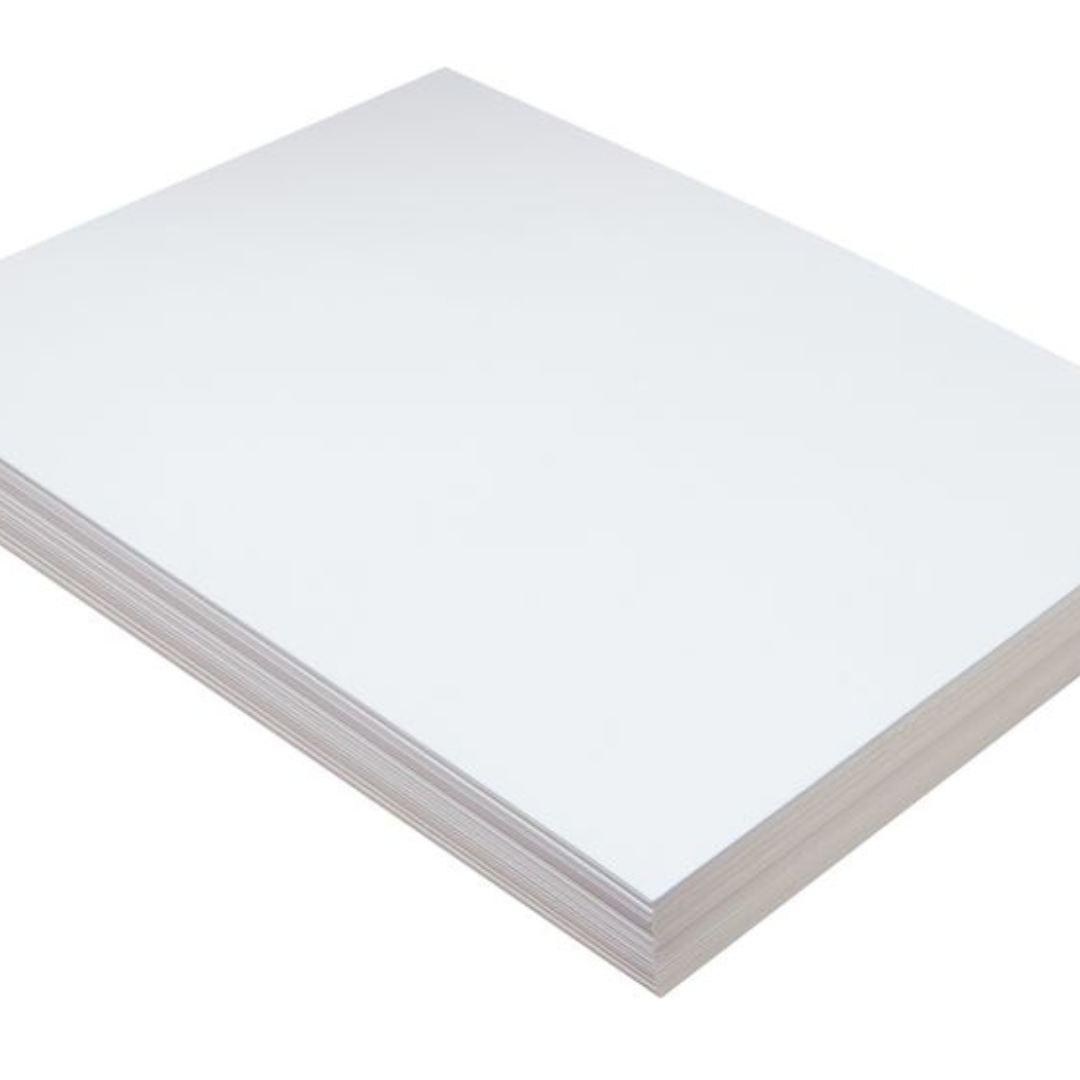 File Tag Sheets White Tag Board, 250m - 100 Sheets – Teacher's File
