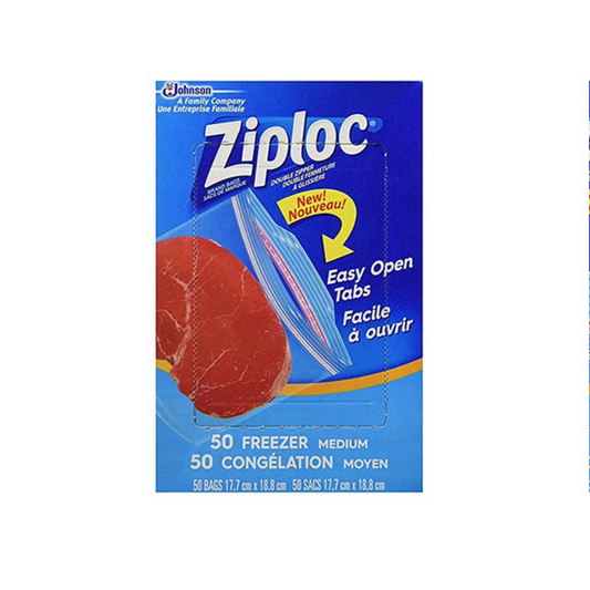 Zip-Lock Bags - Medium box of 60 bags