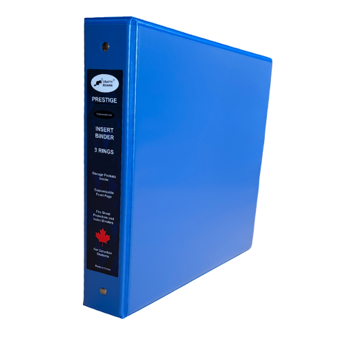 1.5” Prestige "Customizer" Hard Cover, Binder - Blue