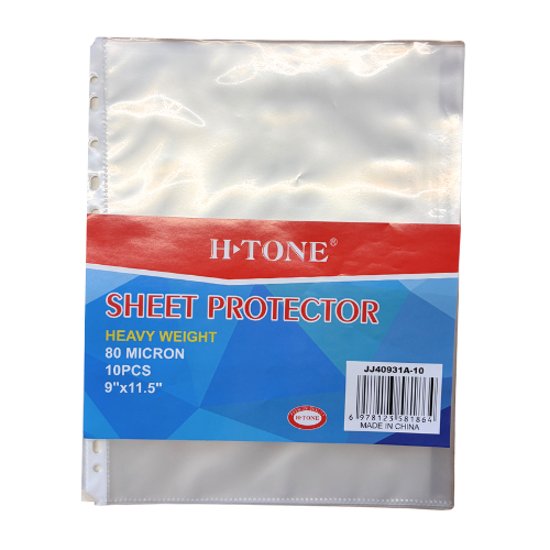 Heavy Duty Sheet Protectors - Pack of 10