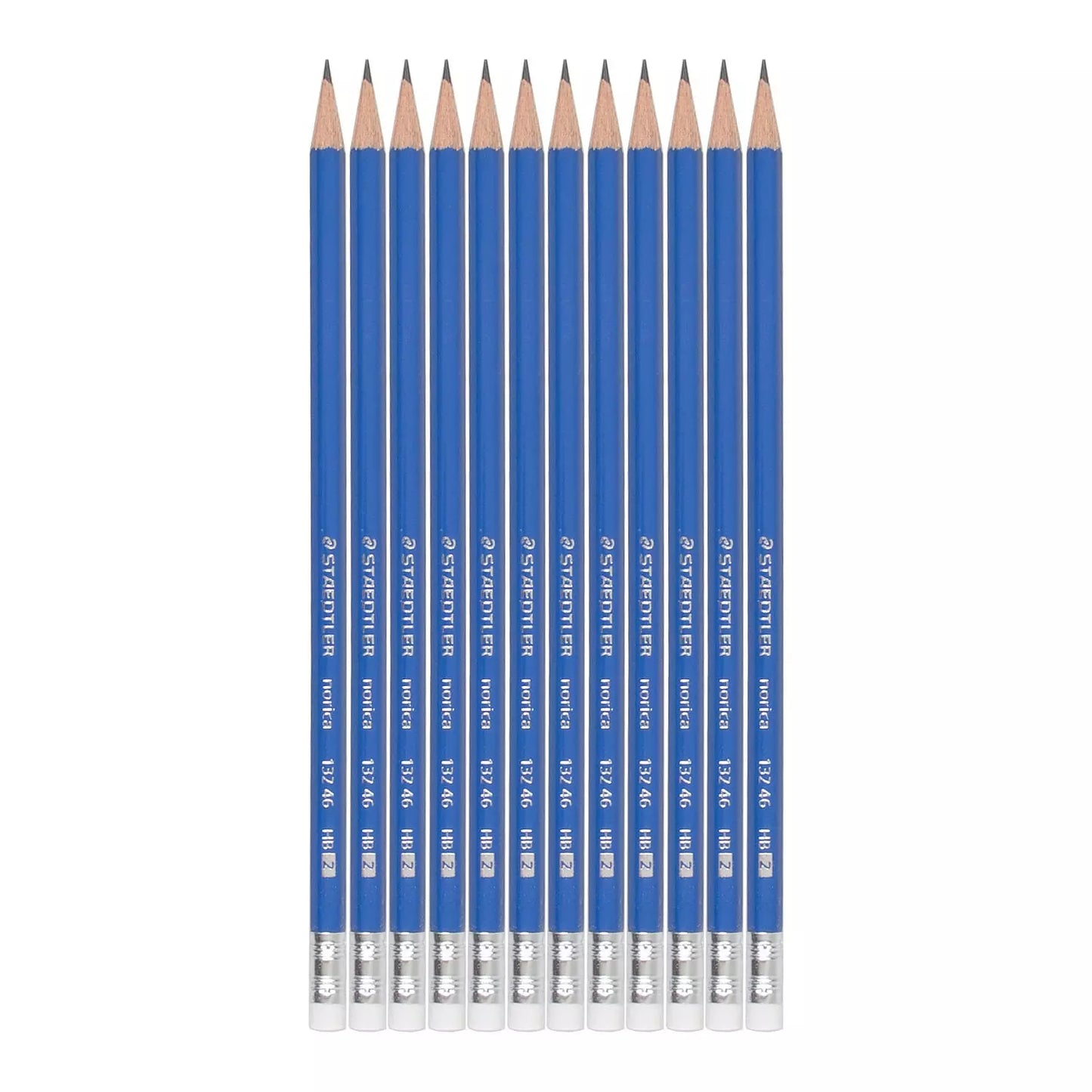 Staedtler HB Blue Pencils With White Eraser - Pack of 80