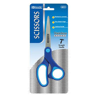 6.5" Bazic/H-Tone Soft grip scissors, sharp tip