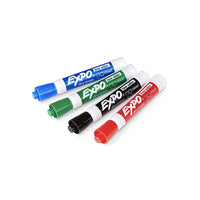 Expo, chisel tip dry erase marker - 4 assorted