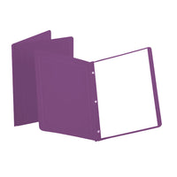 Prestige Duotang, 3 tang report covers - Purple