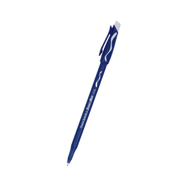 Papermate Erasermate medium stick pen - blue