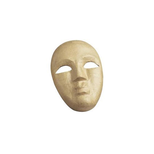 Papier Mache mask - 6" wide x 8" high