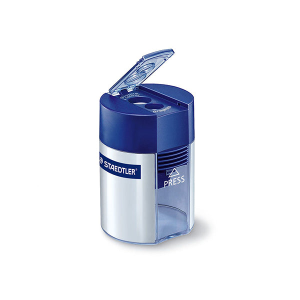 Staedtler two hole Pencil Sharpener with barrel