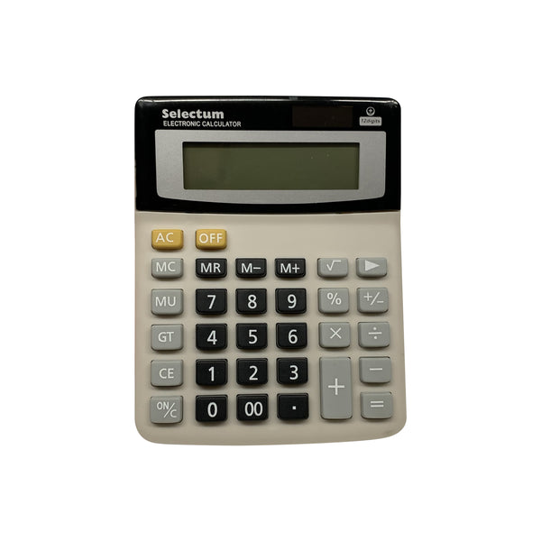 Selectum 4" x 6" Desk top solar calculator