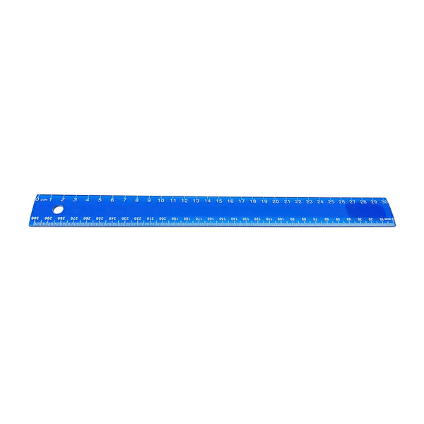 30 cm plastic ruler(cm & mm graduations)